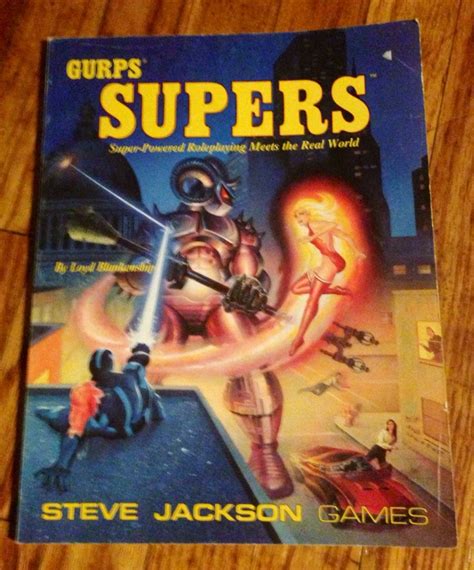 Gurps Supers Super Powered Roleplaying Meets The Real World Etsy Uk