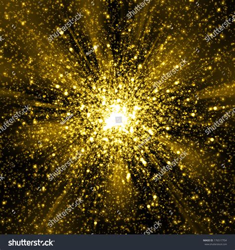 Gold Sparkle Glitter Background Glitter Stars Background
