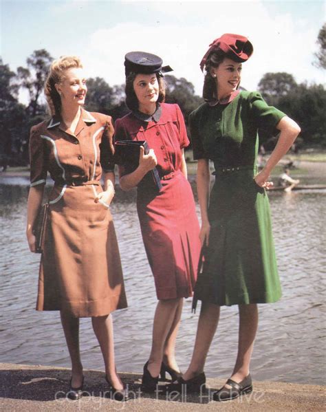 1940s Womens Fashion Dress And Style Glamour Daze