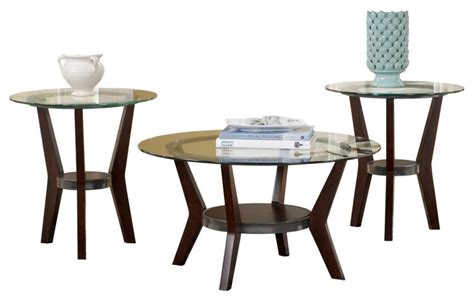 Maybe you would like to learn more about one of these? Fantell Table Set, Coffee Table and 2 End Tables, Dark ...