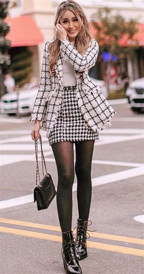 Winter Mini Skirt Outfits Stay Stylish And Warm