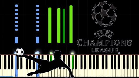 uefa champions league anthem piano version synthesia youtube