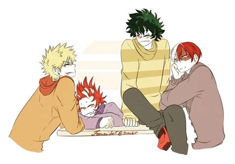 História Quadruple Love Kiritodobakudeku Capítulo 9 História