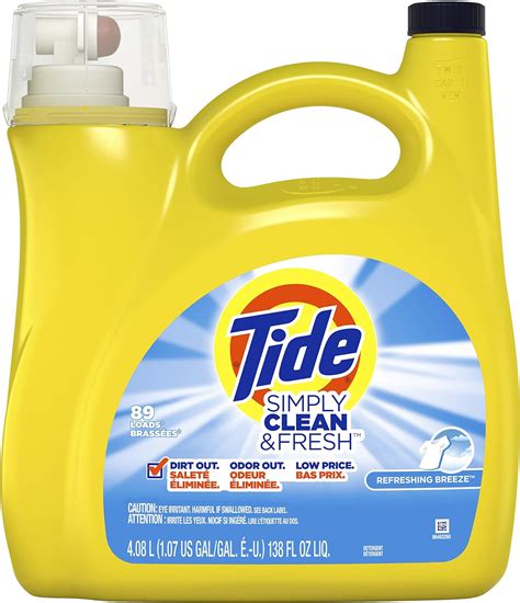 Tide Simply Clean Fresh Liquid Laundry Detergent Refreshing Breeze