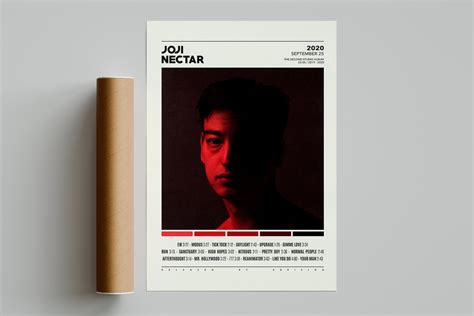 Joji Posters Nectar Poster Joji Tracklist Album Cover - Etsy Hong Kong