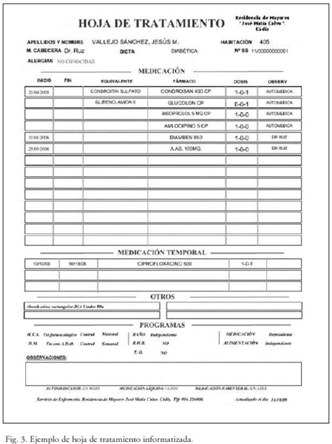 Aplicaciones Inform Ticas En La Gesti N Asistencial De Una Residencia