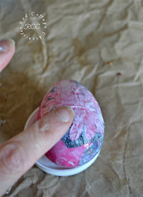 Mod Podge Easter Eggs Made With Plastic Eggs And Paper Napkins