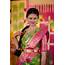 Photo Of South Indian Bridal Look In Pink And Green Saree
