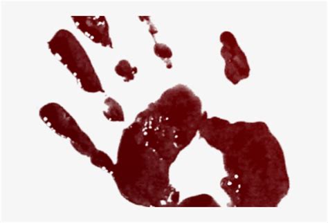 Bloody Handprint Transparent Free Template Ppt Premium Download 2020
