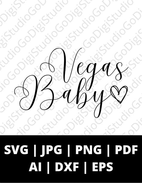 Vegas Baby Svg Las Vegas Svg Vegas Babe Svg Vegas Vacation Etsy