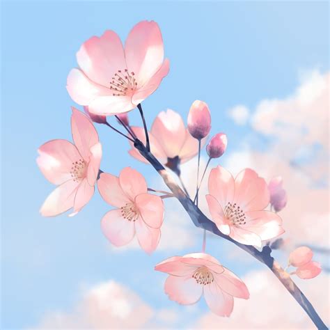 爽々 On Twitter Anime Flower Anime Scenery Cherry Blossom Art