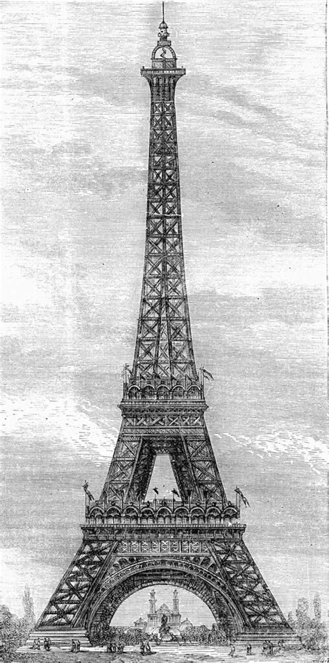 Tour Eiffel Gravure Représentant La Tour Eiffel Tour De 3 Flickr