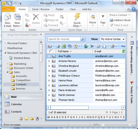 Microsoft Dynamics Crm Outlook Client Extending The Functionality