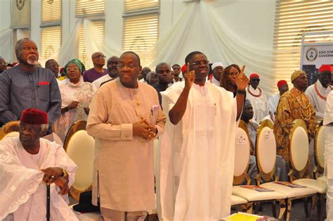 Edo Crisis Shaibu Restates Loyalty To Obaseki Says Ambition Personal Photos Politics Nigeria