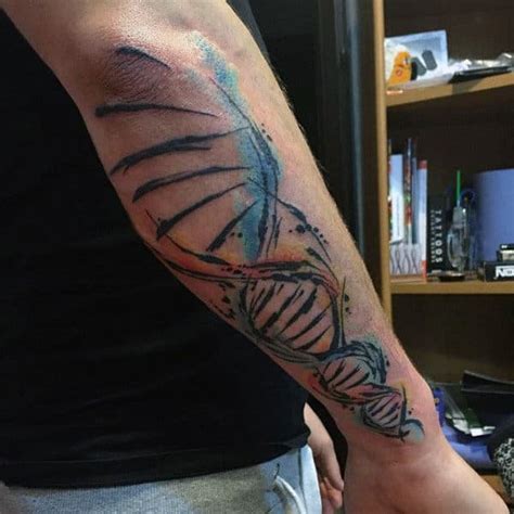 60 Dna Tattoo Designs For Men Self Replicating Genetic Ink