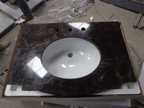Newstar China Emperador Marble Top Natural Granite Kitchen Countertop