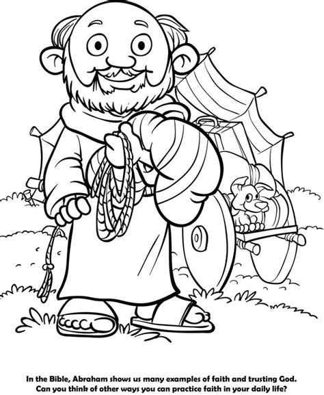 Abraham Coloring Book  Coloring books, Bible heroes, Coloring pages