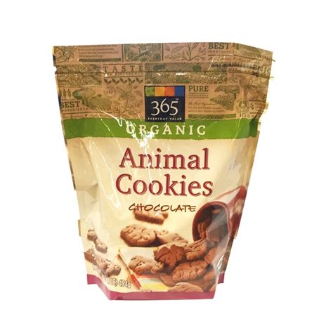 365 Organic Chocolate Animal Cookies 16 Oz From Whole Foods Market