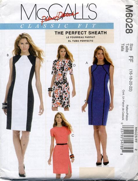 Misses The Perfect Sheath Dress Sewing Pattern Etsy Fitted Sheath Dress Sheath Dress