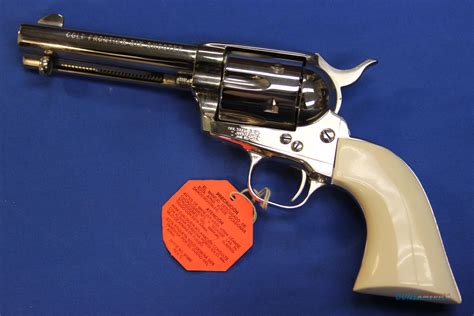 Colt Single Action Army Nickelivor For Sale At