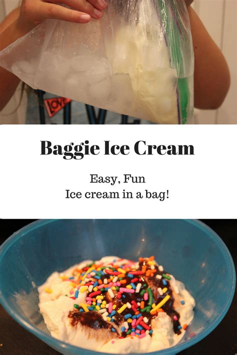 We recommend that you place the freezer bowl in the bonus: Ice Cream in a bag