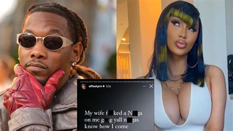 Cardi B Goes Off On Offset For Saying She Cheated On Him In A Instagram Story Post Youtube