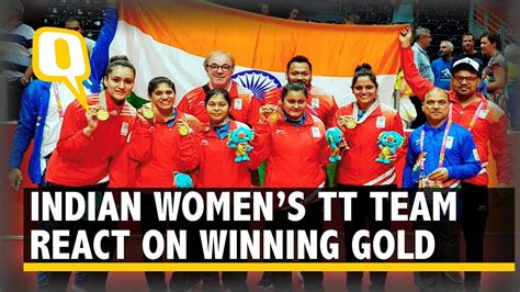 Indian Womens Tt Team Ecstatic On Winning Their First Gold At Cwg