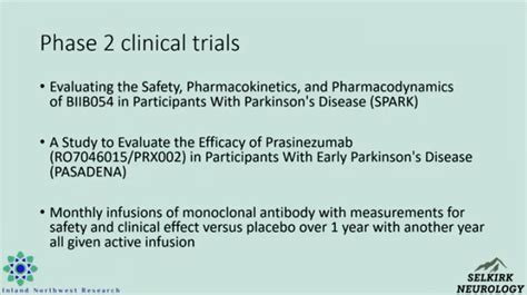 Phase 2 Clinical Trials For Parkinsons Beat Pd