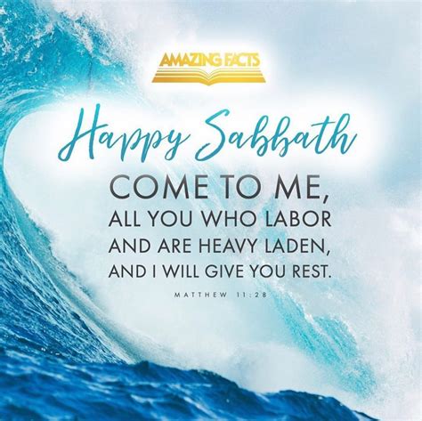 Amazing Facts Ministry On Instagram Happy Sabbath Friends Happy
