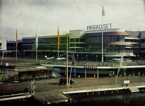 Looking towards The Paradise Restaurant, also showing some docks for