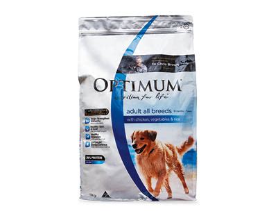 Aldi are great for being cheap, but cheap rarely equals quality. Optimum Dry Dog Food 3kg - ALDI Australia