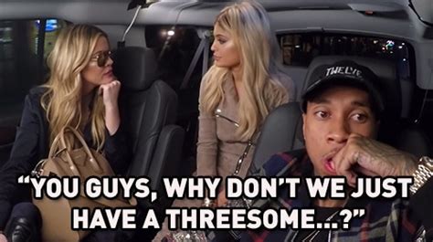 Khloe Suggests A Threesome With Kylie And Tyga 13 Kuwtk Shockers