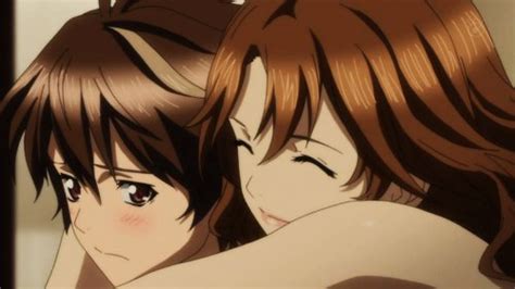 Anime Anime Couple Couple Cute Guilty Crown Image