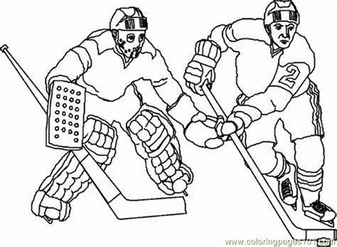 Free Hockey players coloring pages - Letscolorit.com | Sports coloring