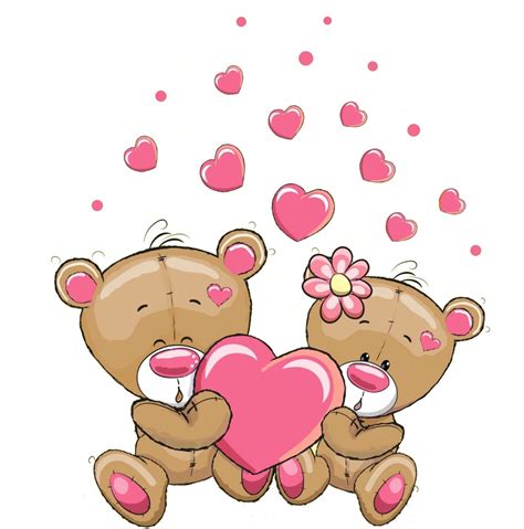 Cute Bear With Heart Perfect T For Loved Ones