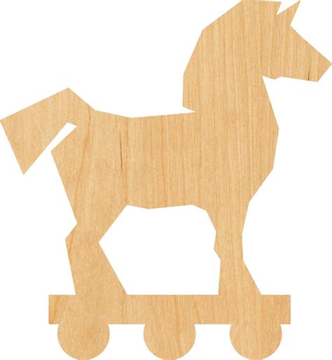 Trojan Horse Wooden Laser Cut Out Shape Great for Crafting | Etsy
