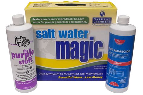 Natural Chemistry Swimming Pool Salt Water Magic Closing Chemical Kit