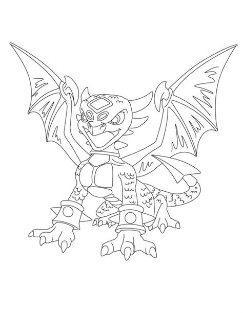 In the game, skylands is a realm full of adventure and floating islands. Free Printable Skylander Giants Coloring Pages For Kids