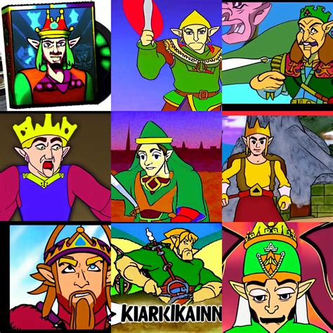 King Harkinian From Zelda Cd I Ytp Youtube Poop Stable Diffusion