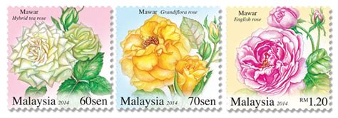 Lekatkan setem hasil bernilai rm10 ke atas perjanjian jual beli rumah. Pos Malaysia lancarkan siri setem bunga mawar | Astro Awani