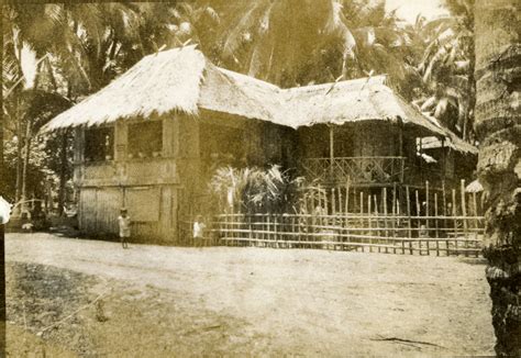 Large Thatched Roof House Philippines The Digital Collections Of The