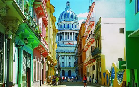 Cuba Is All About Colours The Streets Are Lined With Colourful