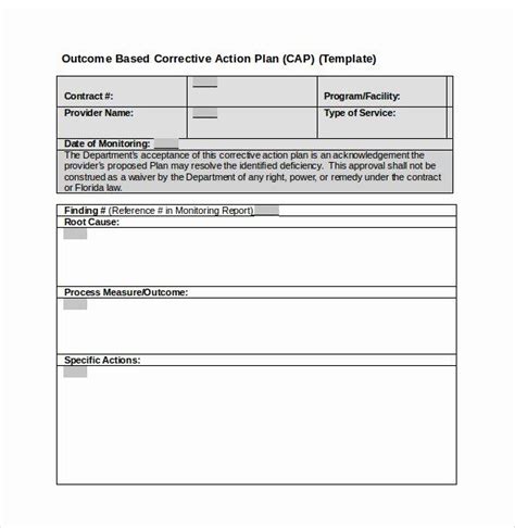 Corrective Action Report Template Excel ~ Excel Templates