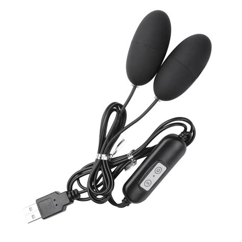 ikoky dual vibrator 12 frequency vibrating egg clitoris stimulator usb adult product sex toys