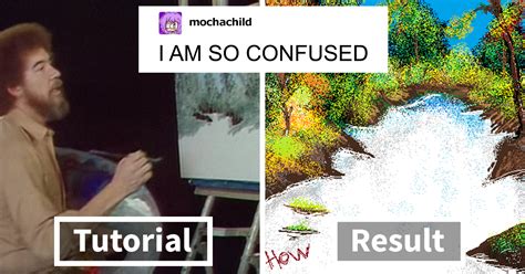 Does bob ross use linseed oil? Person Follows Bob Ross' Painting Tutorial In MS Paint ...