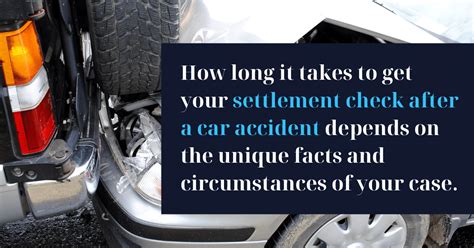 How Long Does It Take To Get A Settlement Check After A Car Accident
