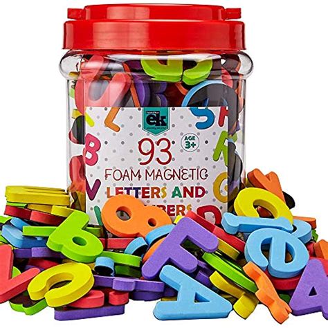 Magnetic Foam Letters And Numbers Premium Quality ABC, 93 Alphabet