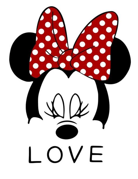 Minnie Mouse Face Svg File