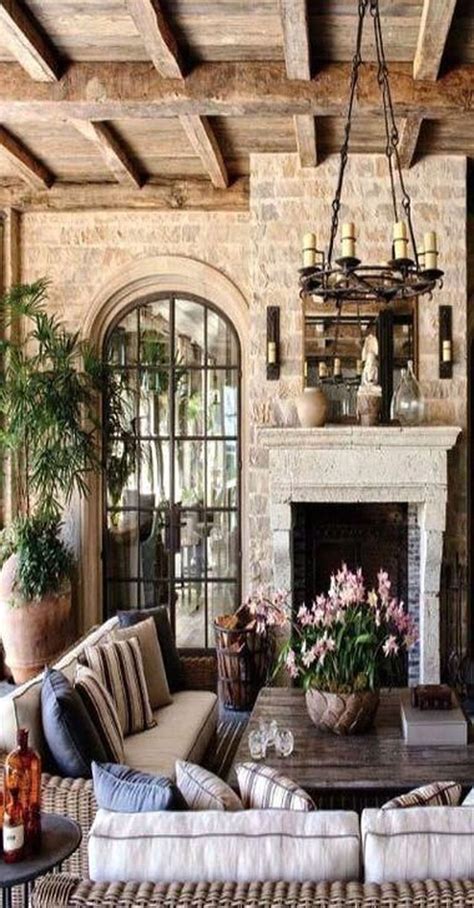 40 Cozy Tuscan Living Room Make Over Decor Ideas French Country