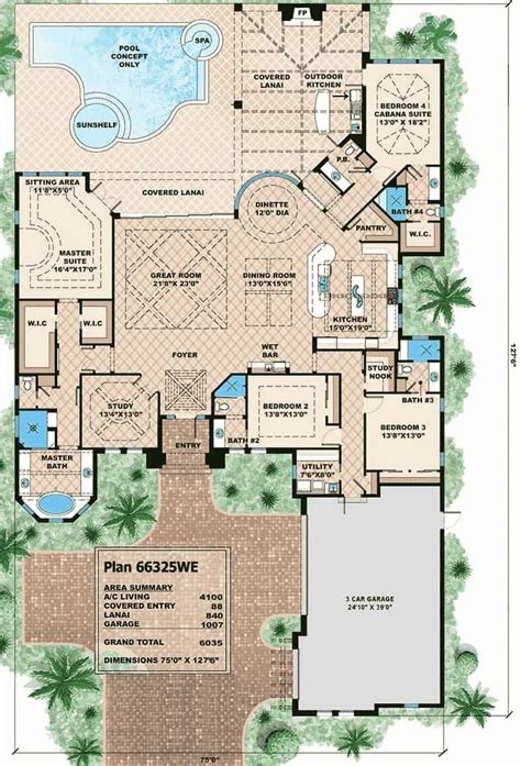 Single Story 4 Bedroom House Floor Plans Plans Of This Size Offer